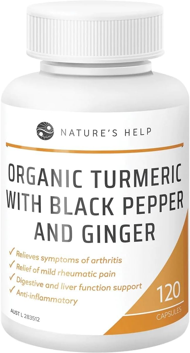 Organic Turmeric with Black Pepper & Ginger